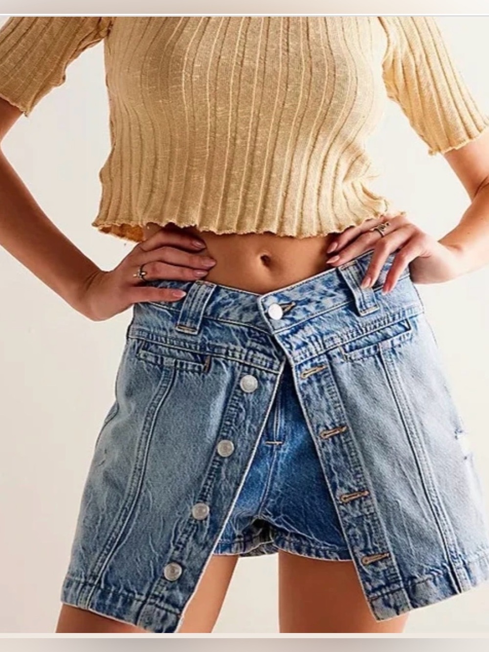 FREE PEOPLE MIDNIGHT SUN SKORT size 25